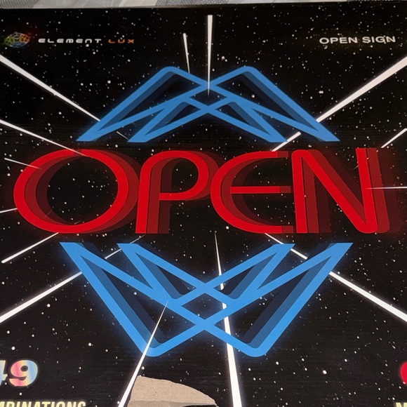 Neon Open Sign with Remote - Picture 4 of 6